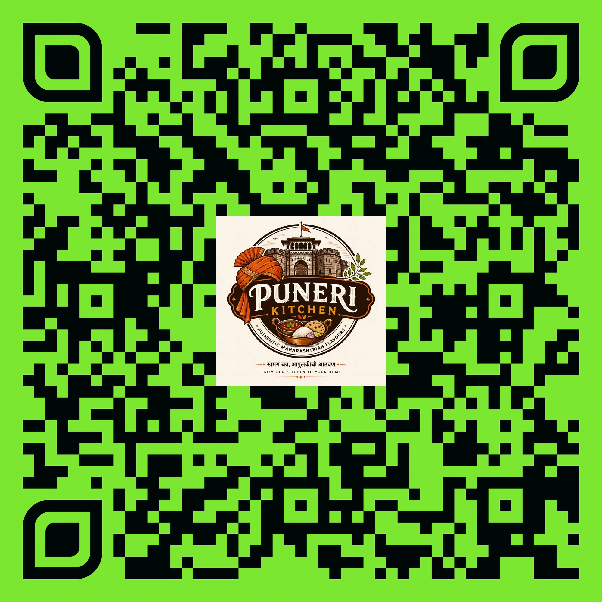 Scan to order Puneri Kitchen on Swiggy