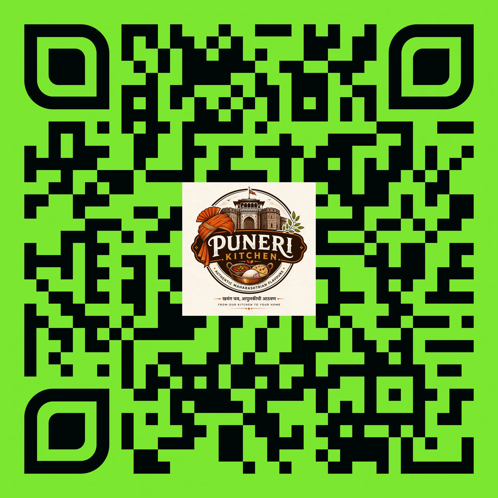 Scan to order Puneri Kitchen on Zomato